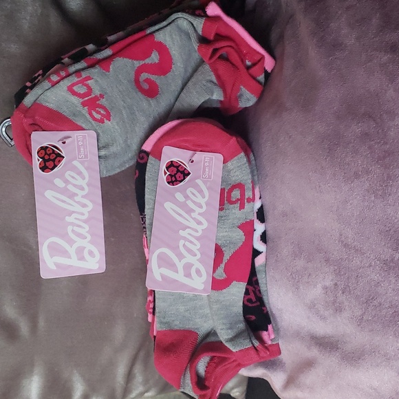 NWT BARBIE Socks 12 Pack Women's 9-11 Girls Youth 6-12 Ankle Cut AUTHENTIC - Picture 10 of 12